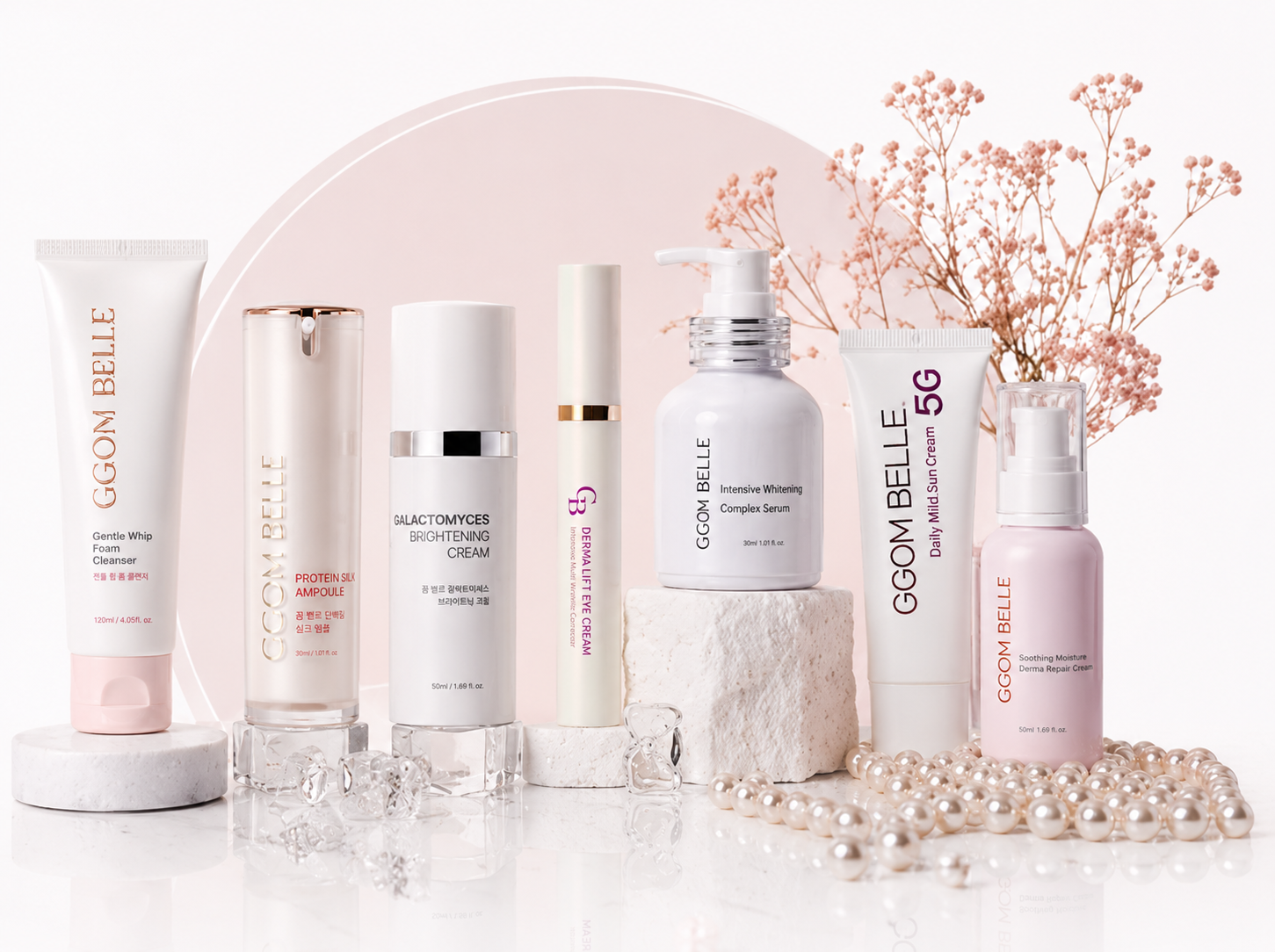 GGOM BELLE skincare products